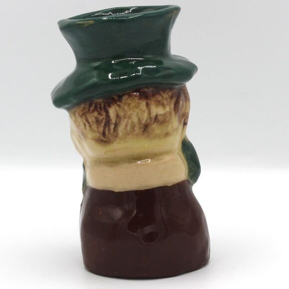 Antique Hand Crafted Toby Style Jug Charles Dickens English Hand Painted Pottery - Picture 3 of 8